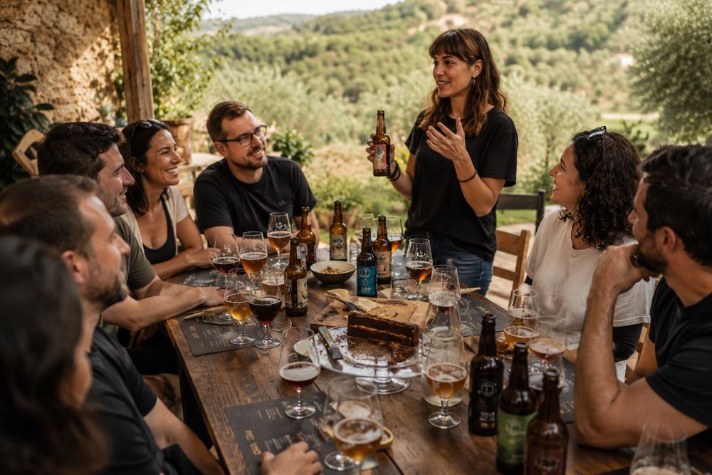 Degustació de cervesa en grup
